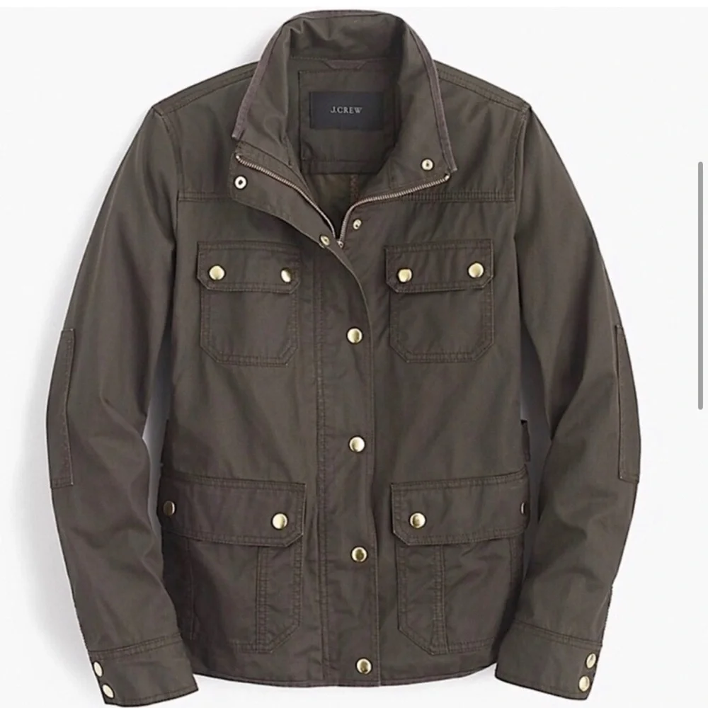 J Crew | Olive Green Khaki Downtown Field Jacket Small